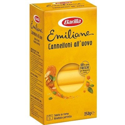 Cannelloni all'uovo Barilla Emiliane egg cannelloni 250g